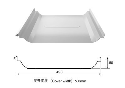 角驰II490彩钢瓦