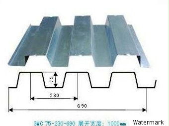 YX75-230-690 楼承板